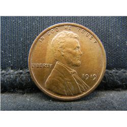 1919 Lincoln Cent Bu Nice