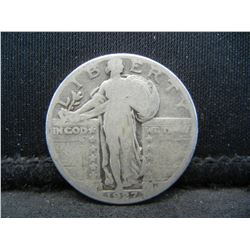 1927 D Standing Liberty Quarter VG/F Better Date