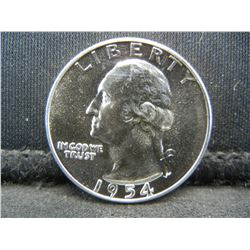 1954 Gem Proof Silver Quarter Nice