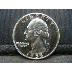 1955 Gem Proof Silver Quarter Nice
