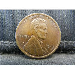 1919 Lincoln Cent Bu Nice