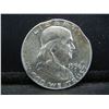 Image 1 : 1956 Franklin Half Dollar CH BU Rim Clip Rare