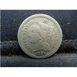 1881 Three Cent Nickel