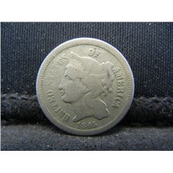 1865 Three Cent Nickel