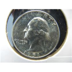 1951 Gem Proof Silver Washington Quarter Scarce