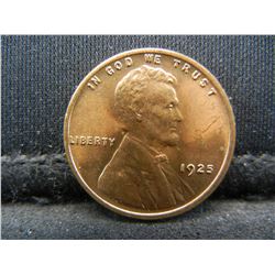 1925 Lincoln Cent Gem BU Red Nice