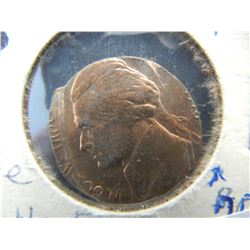 1978 Nickel Struck on A Cent Planchet Mint Error
