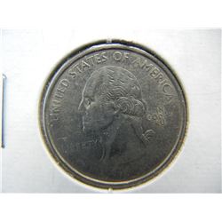 2000 South Carolina Quarter Mint error Strike Thru Bizarre error