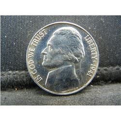 1941 Gem Proof Jefferson Nickel Super Nice Scarce