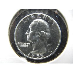 1955 Gem Proof Silver Washington Quarter