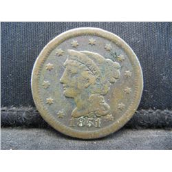 1851 Large Cent