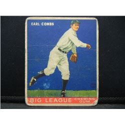 1933 Goudey Earl Combs #10