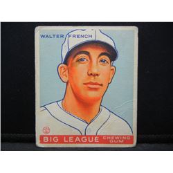 1933 Goudey Walter French