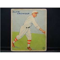 1933 goody Alvin Crowder #122