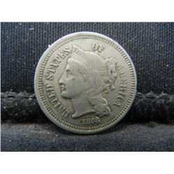 1868 Three Cent Nickel