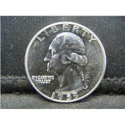 1955 Gem Proof Silver Washington Quarter