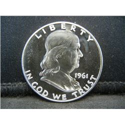 1961 Franklin Half Dollar Gem Proof Super Nice