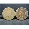 Image 1 : Flying Eagle Cent 1863 Indian Cent
