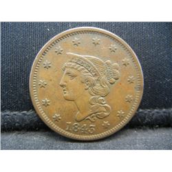 1843 Large Cent Higher grade Nice
