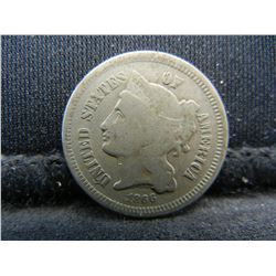 1866 Three Cent Nickel