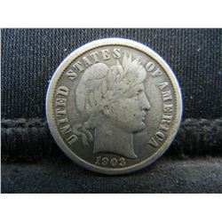 1903 O Barber Dime Strong Details