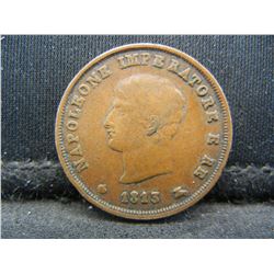 1813 M Italy Kingdom of Napoleon 3 Centesimo