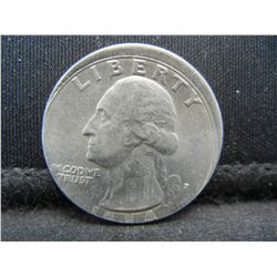 1984 P Off Center Washington Quarter