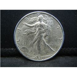 1945 S Walking Liberty Half Dollar Higher Grade