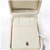 Image 3 : 14K White Gold Diamond (0.42Ct,I3,G) Invinciple Necklace (~weight 0.34g), Made in Canada, Appraised 