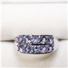 Image 1 : Silver Tanzanite Dec Birthstone(1ct) Ring (~Size 6.5) (~weight 3.47g), Suggested Retail Value $240 (
