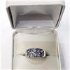 Image 5 : Silver Tanzanite Dec Birthstone(1ct) Ring (~Size 6.5) (~weight 3.47g), Suggested Retail Value $240 (