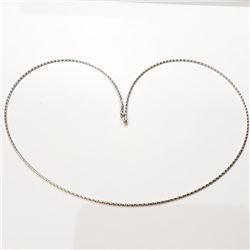 10K White Gold 18" Necklace (~weight 0.83g), Suggested Retail Value $320 (Estimated Selling Price fr
