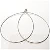 Image 3 : 10K White Gold 18" Necklace (~weight 0.83g), Suggested Retail Value $320 (Estimated Selling Price fr