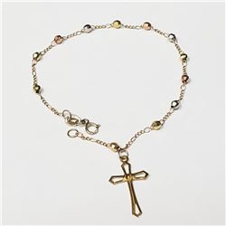 10K Yellow Gold 7.5"1.30G Bracelet (~weight 1.3g), Suggested Retail Value $800 (Estimated Selling Pr