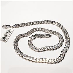 Silver 18" 32.54G Necklace (~weight 32.54g), Suggested Retail Value $640 (Estimated Selling Price fr