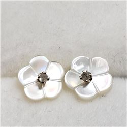 14K Yellow Gold Diamond 2In1(0.02ct) Earrings (~weight 0.4g), Made in Canada, Suggested Retail Value