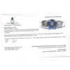 Image 7 : 10K White Gold Ceylon Sapphire(1.06ct) Diamond (0.65Ct,Si2-I1,H-I) Ring (~Size 6) (~weight 2.64g), M