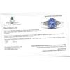 Image 7 : 10K White Gold Tanzanite Dec Birthstone(1.2ct) Diamond(0.05ct) Ring (~Size 6) (~weight 2.04g), Made 