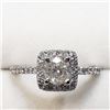 Image 1 : 14K White Gold Diamond (0.70Ct,I1,I)+0.40Ct Ring (~Size 6) (~weight 3.62g), Made in Canada, Appraise
