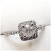 Image 3 : 14K White Gold Diamond (0.70Ct,I1,I)+0.40Ct Ring (~Size 6) (~weight 3.62g), Made in Canada, Appraise