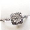 Image 5 : 14K White Gold Diamond (0.70Ct,I1,I)+0.40Ct Ring (~Size 6) (~weight 3.62g), Made in Canada, Appraise