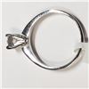 Image 5 : 14K White Gold Diamond (0.40Ct,I2,G) Ring (~Size 6) (~weight 2.04g), Made in Canada, Appraised Retai