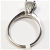 Image 5 : 14K White Gold Diamond (1.10Ct,I2,G) Ring (~Size 5.75) (~weight 2.4g), Made in Canada, Appraised Ret