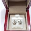 Image 5 : 14K White Gold Diamond (1.44Ct,I1-I3,G-I) Earrings (~Size 1.72) (~weight 1.72g), Made in Canada, App