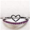 Image 1 : 14K White Gold Ruby(0.3ct) Ring (~Size 7) (~weight 2.6g), Made in Canada, Appraised Retail $2700 (Es