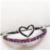 Image 2 : 14K White Gold Ruby(0.3ct) Ring (~Size 7) (~weight 2.6g), Made in Canada, Appraised Retail $2700 (Es
