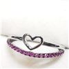 Image 3 : 14K White Gold Ruby(0.3ct) Ring (~Size 7) (~weight 2.6g), Made in Canada, Appraised Retail $2700 (Es