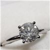 Image 2 : 14K White Gold Diamond (1.52Ct,I3,H) Ring (~Size 6.5) (~weight 2.74g), Made in Canada, Appraised Ret