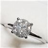 Image 3 : 14K White Gold Diamond (1.52Ct,I3,H) Ring (~Size 6.5) (~weight 2.74g), Made in Canada, Appraised Ret