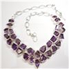 Image 2 : Silver Natural Amethyst Rodium Plated (75ct) M (~weight 86g), Appraised Retail $3545 (Estimated Sell